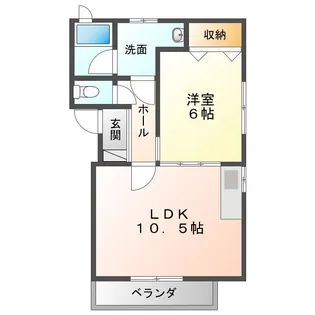 コーポかなざわ【2階】の間取り