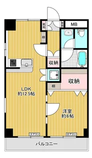 マンションドリームIII【4階】の間取り