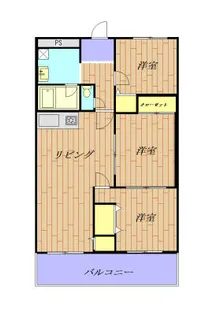 ズイコーハイツパート2【8階】の間取り