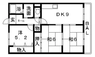 エスペラール【1階】の間取り