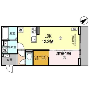 ルグラン龍野【2階】の間取り