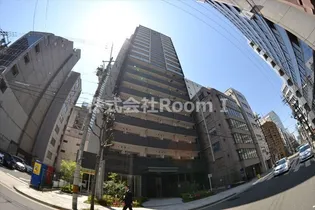 プレサンスタワー北浜【9階】の外観