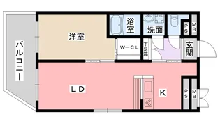 兵庫県西宮市甲子園口2【マンション】の間取り