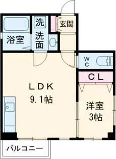 シルフィード【1階】の間取り