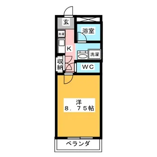 ラフォーレ楠【2階】の間取り