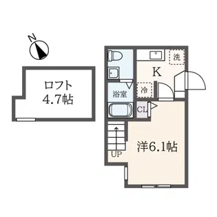 クローバーヒルズ追浜【1階】の間取り