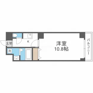 ル・クール天下茶屋北【8階】の間取り