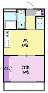 福岡県久留米市安武町安武本【マンション】の間取り