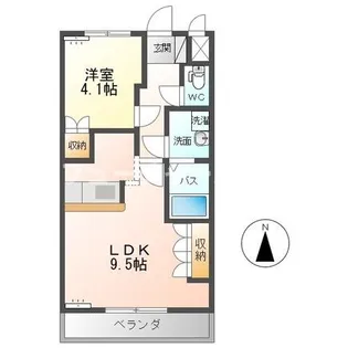 WINGROAD II(ウイングロード)【1階】の間取り