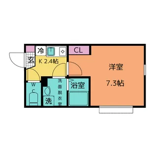 フェリシア・追浜【2階】の間取り