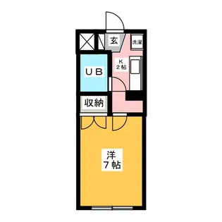 アーバンハイツ通町【1階】の間取り