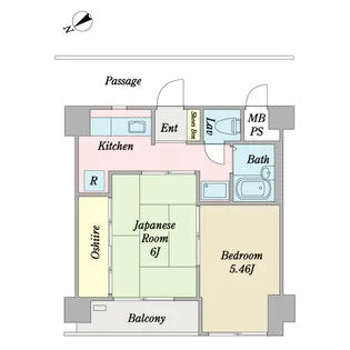 2Kの間取り画像