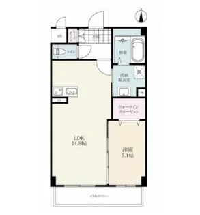 アコール鍋島【5階】の間取り