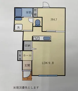 フィオーレさくらの森【1階】の間取り