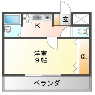 センターヴィレッジ【2階】の間取り