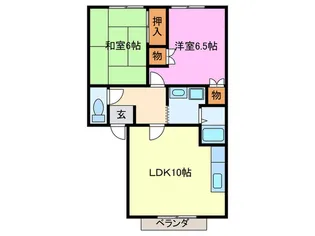 リトルマリー館【2階】の間取り