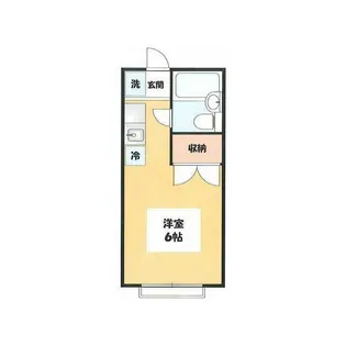 コーポ市川【2階】の間取り