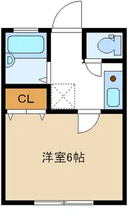 福岡県北九州市小倉北区朝日ケ丘【アパート】の間取り