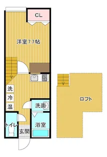 ハッピータウン山谷【2階】の間取り