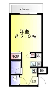 ヒルズ大岡山【1階】の間取り