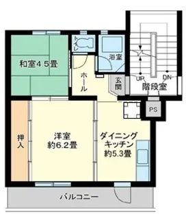 下九沢第3【5階】の間取り