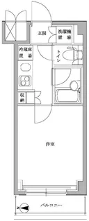 ルーブル武蔵小山【4階】の間取り