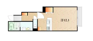 1Kの間取り画像