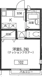 ラフィネ【1階】の間取り