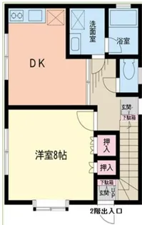 東京都世田谷区上祖師谷4【アパート】の間取り