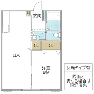 栗ハイツ【1階】の間取り