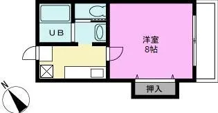 レモンハイツ【2階】の間取り