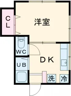 海晴荘【1階】の間取り