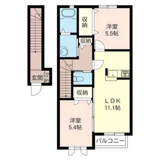 Sakura【2階】の間取り