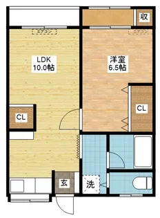 ブーカ千歳【2階】の間取り