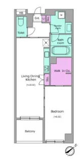 東京都中央区日本橋浜町1【マンション】の間取り
