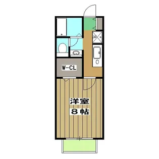 メゾン桂【1階】の間取り