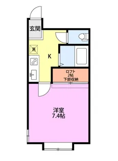 1Kの間取り画像
