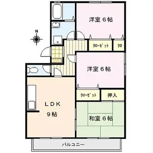グリーンパーク【2階】の間取り