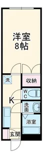 パーシモンコート【1階】の間取り