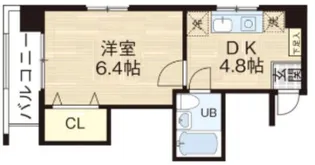 メインステージ弓木町【2階】の間取り