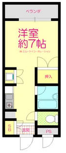 コスモスハイム【3階】の間取り