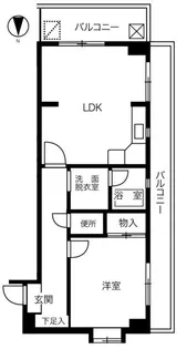 パル・シャトー海南【10階】の間取り