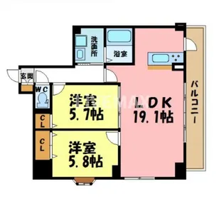 GRAN CREST【4階】の間取り