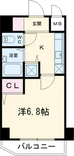 ライジングプレイス練馬関町【4階】の間取り