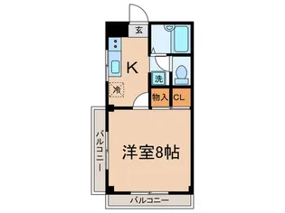 フラワ-ハイツ【2階】の間取り