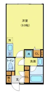 東京都新宿区西新宿5【マンション】の間取り