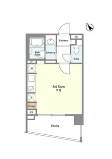 テラス八丁堀【3階】の間取り