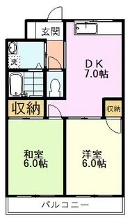 ベンデュール小平【1階】の間取り