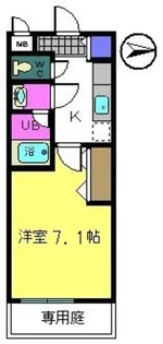 ミーティス ルーチェ【1階】の間取り