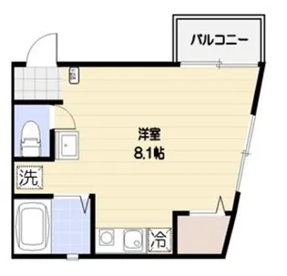 東京都板橋区稲荷台【アパート】の間取り
